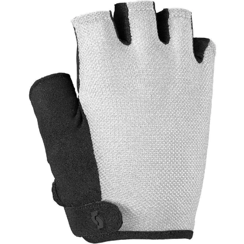 bicycle frame tensile-Scott Aspect Sport Fingerless Womens Cycling Gloves - White