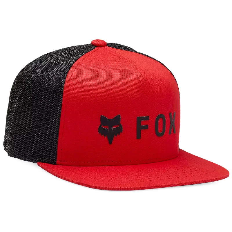 bicycle camping strain-Cappellino Fox Absolute Mesh - Rosso