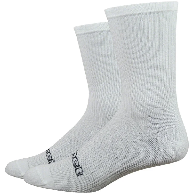 bicycle brake flex-Evo Classique Bike Socks - White