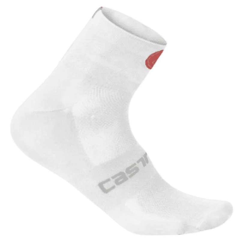 bicycle cleat versatility-Castelli Quattro 6 Socks