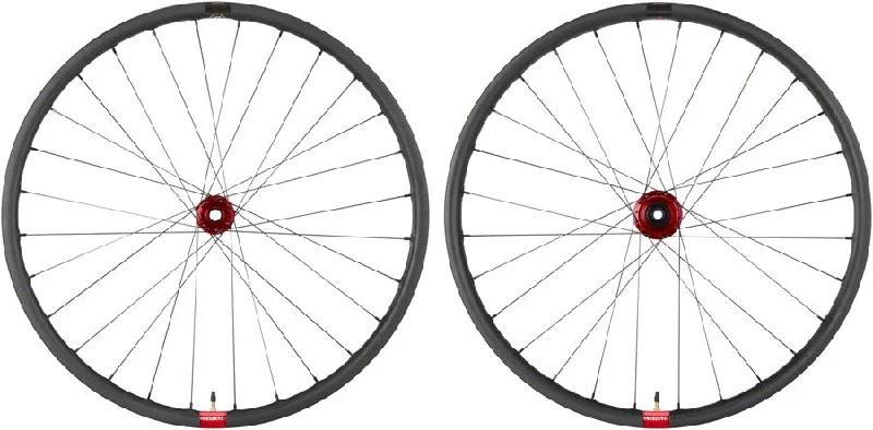 bicycle saddle load-Reserve Wheels Reserve 31 DH Wheelset - 27.5" 20 x 110/12 x 157 6-Bolt HG BLK Chris King