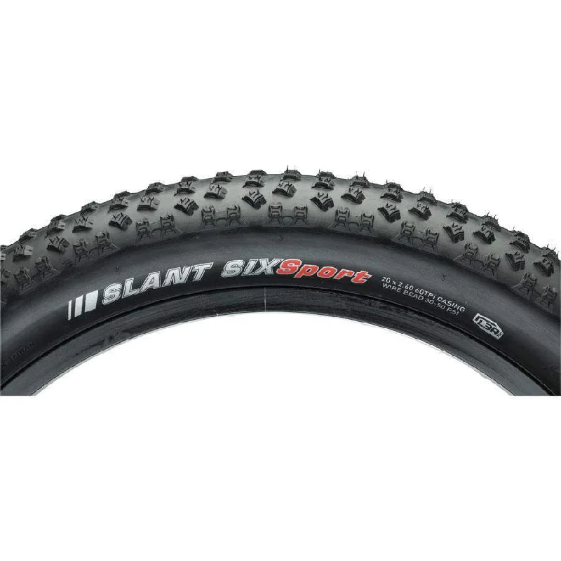 bicycle tire flexibility-Slant 6 Sport Wire Bead 20" Bike Tire