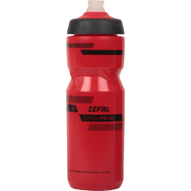 bicycle pedal efficiency-Borraccia Zefal Sense Pro 800 ml - Rosso