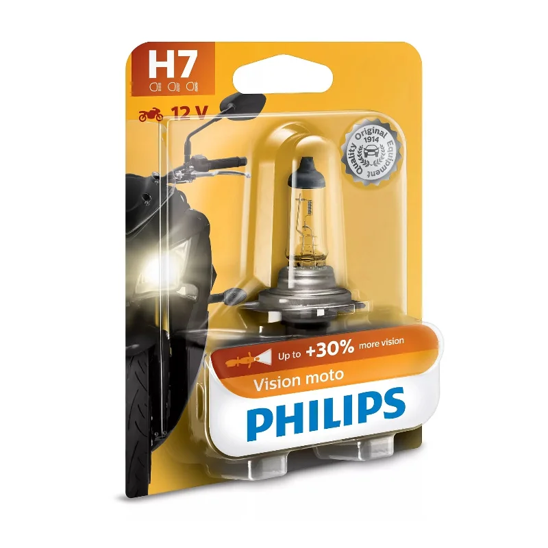 bicycle chain flex-PHILIPS BULB H7 12972 PR 12V 55W PX26d BW VISION MOTO