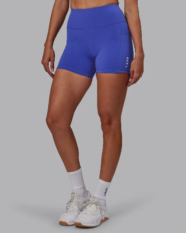 bicycle rust refinement-Rep X-Length Shorts - Power Cobalt-White