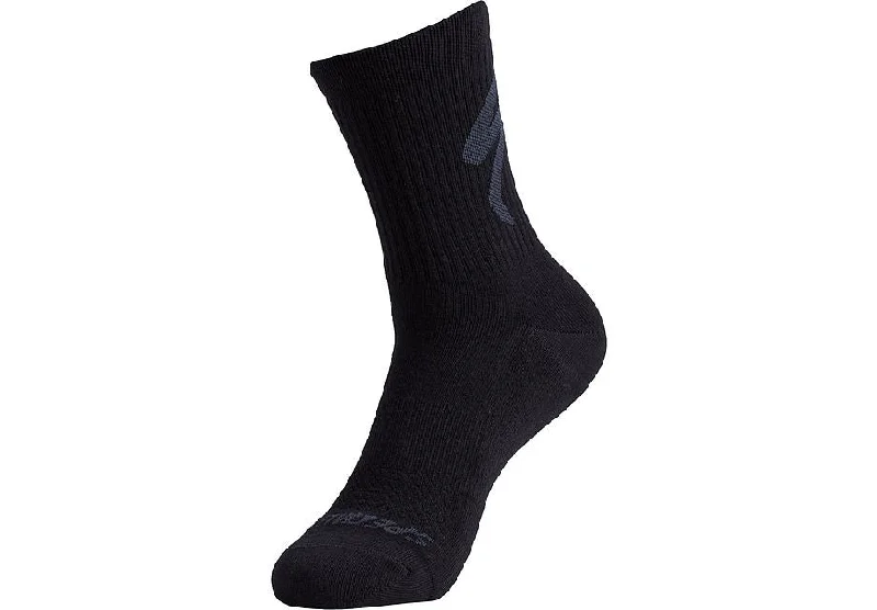 bicycle saddle agility-Specialized Cotton Tall Logo Sock