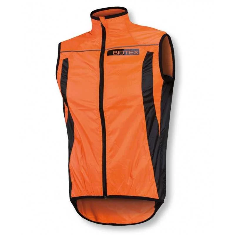 bicycle seatpost shear-Gilet Biotex X-Light Wind - Arancio