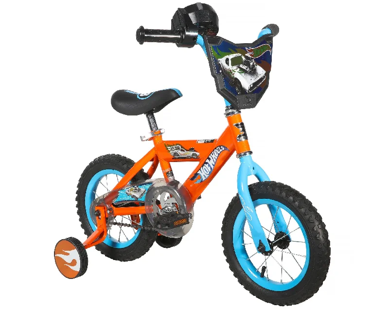 bicycle saddle strain-Hot Wheels 12" Children's Bike