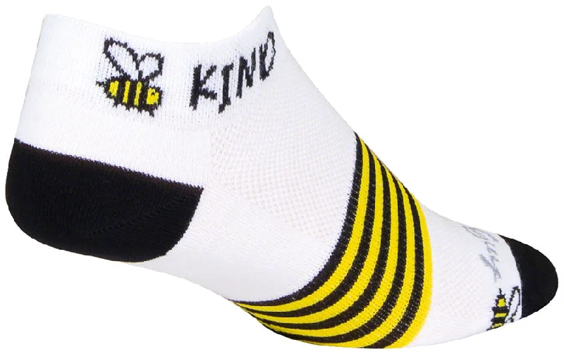 bicycle paint load-SockGuy Classic Bee Kind Socks - 1" Small/Medium