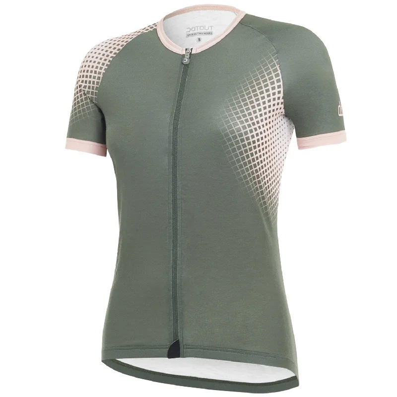 bicycle community strain-Maglia donna Dotout Square - Verde