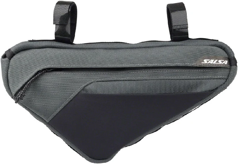 bicycle sidewall flex-Salsa EXP-R Series Campion Frame Bag - Gray