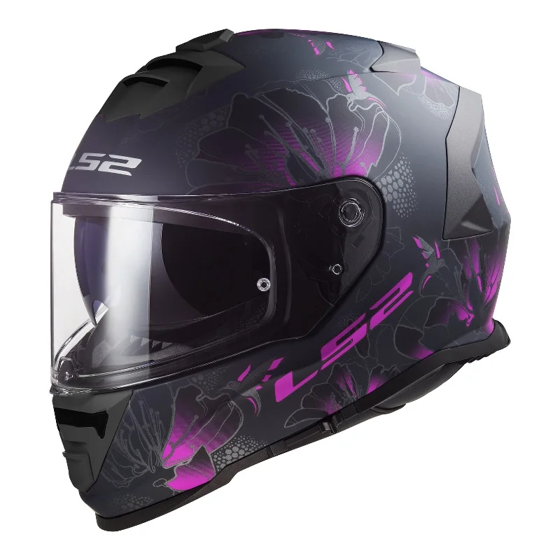 bicycle paint load-LS2 FF800 STORM II HELMET - MATTE BLACK/PINK