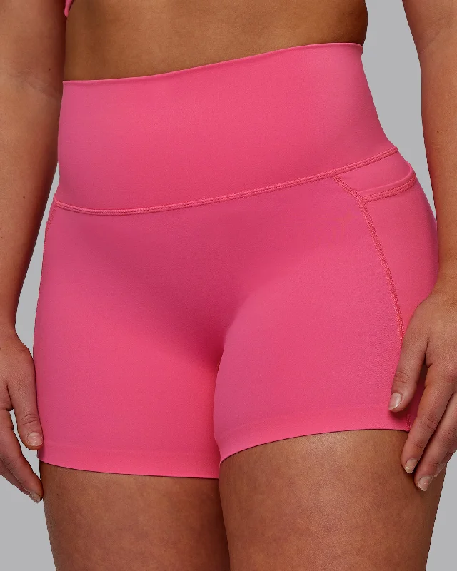 bicycle rotor compression-Elixir X-Length Shorts With Pockets - Carmine Rose