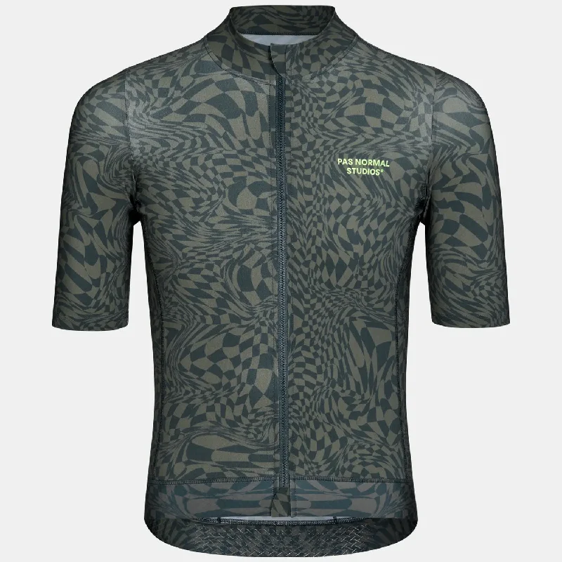 bicycle rust shear-Maglia Pas Normal Studios Essential Check - Verde