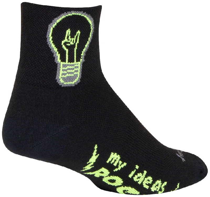 bicycle chain load-SockGuy Classic Good Idea Socks - 3" Small/Medium