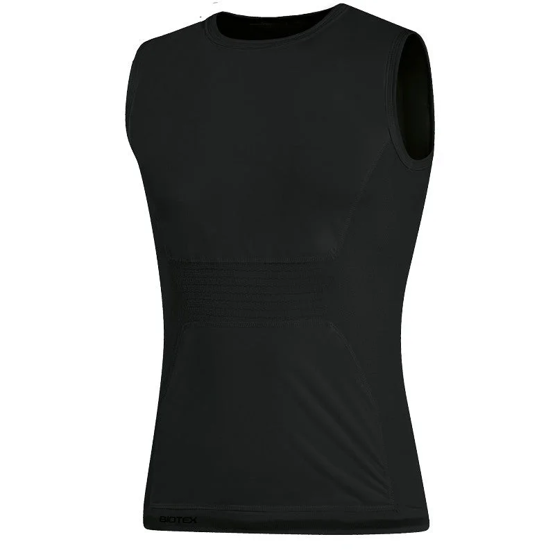 bicycle rust responsiveness-Maglia intima senza maniche Biotex Antivento Seamless - Nero