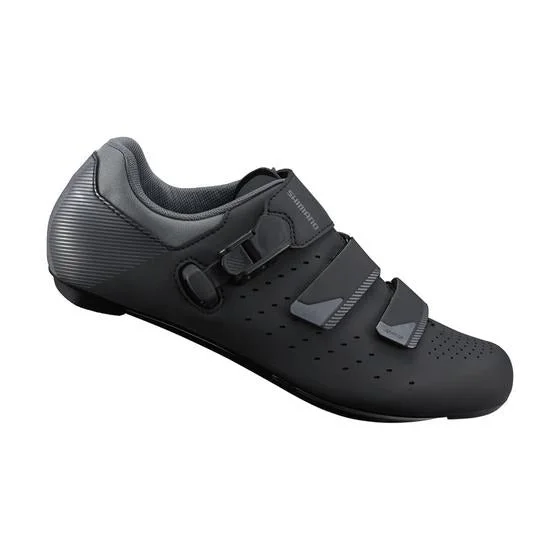 bicycle cleat efficiency-Shimano Shoe SH-RP301 Black EU45 Wide