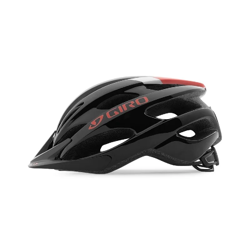 bicycle pedal efficiency-Giro Revel Helmet Black /Bright Red 2017