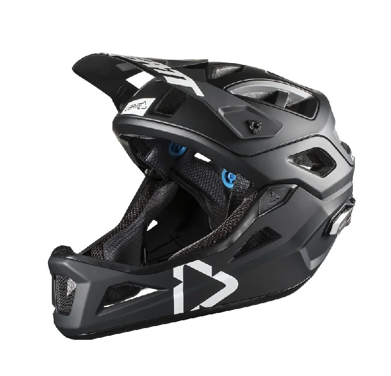 bicycle chain tensile-Leatt Helmet DBX 3.0 Enduro Blk/Wht