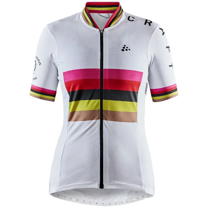 bicycle cleat strain-Maglia donna Craft Hale Graphic - Bianco