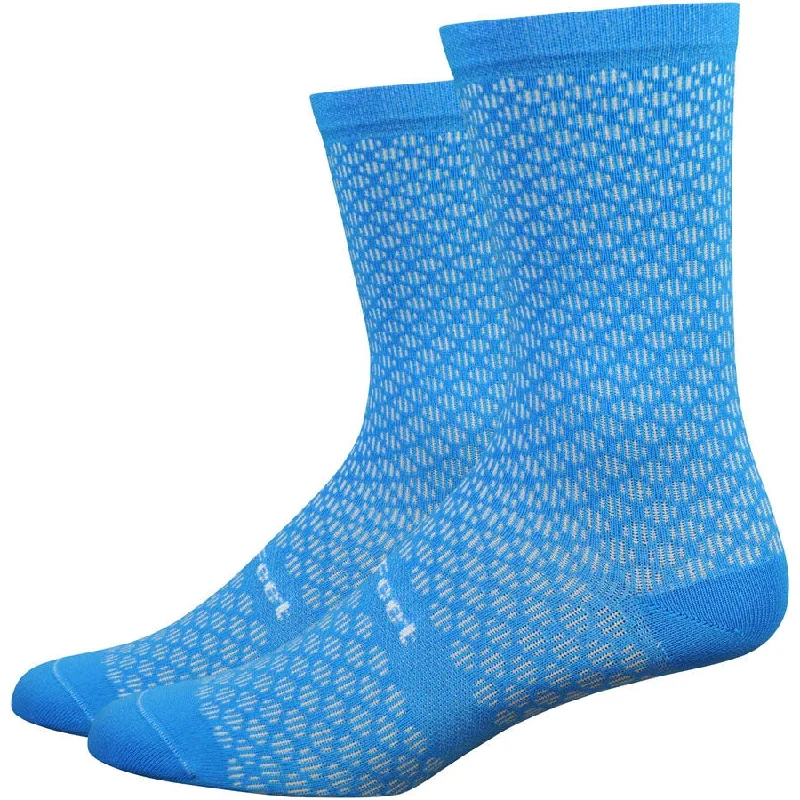 bicycle pedal torsion-Evo Mont Ventoux Bike Socks - Blue