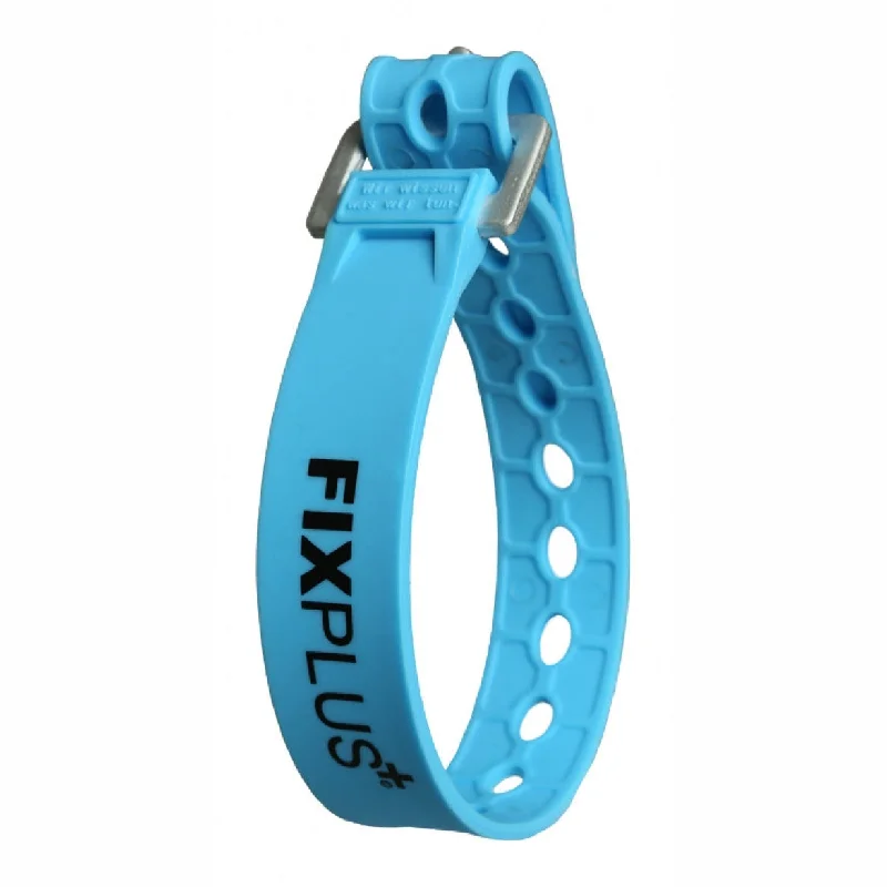 bicycle cleat tensile-Cinghia Fixplus 35 cm - Azzurro